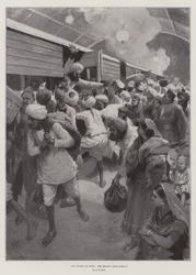 La plaga en India, el éxodo de Bombay